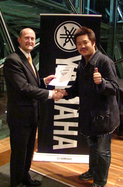 Chris Bowman with Hidehiro Fujita