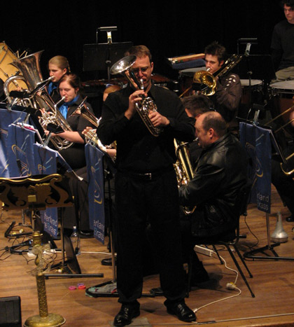 Bruce Myers as a soloist with Gunnedah