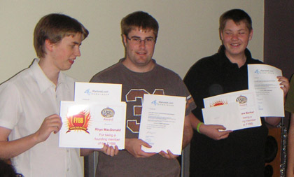 Three long serving members