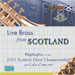 CD cover - Brass in Concert LIVE - 2004