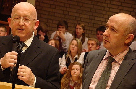 Roger Webster and Steven Mead at the National Youth Championships