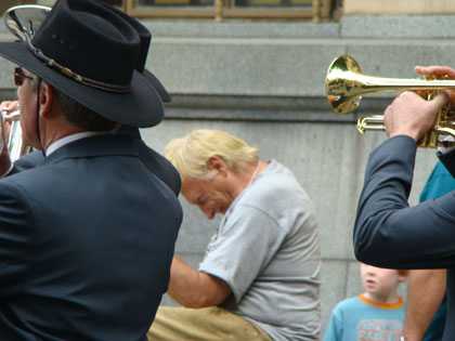 Sleeping man