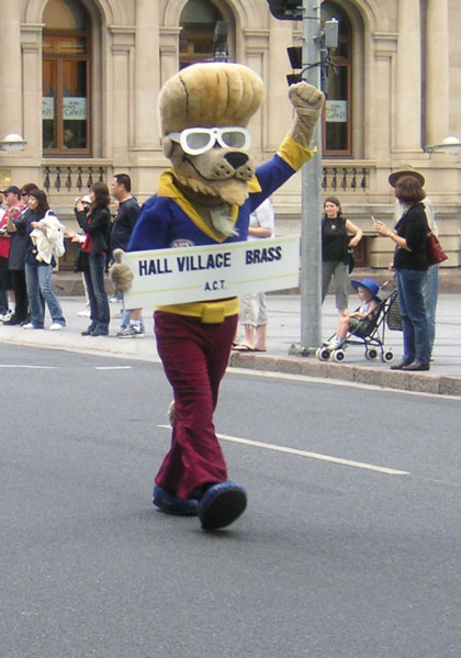 Hall Village Mascot
