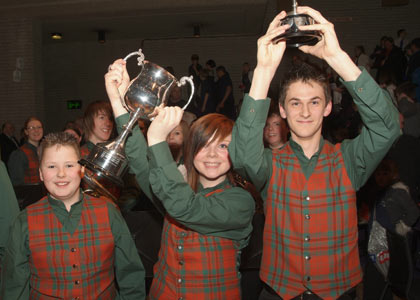 West Lothian hold their trophies high
