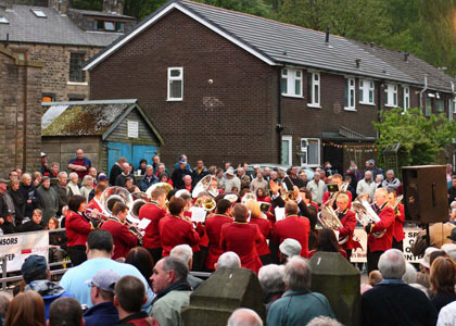 Whit Friday Delph venue