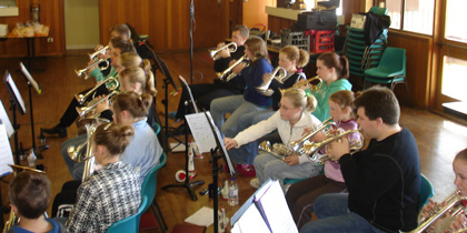 Gunnedah cornets on Development Day