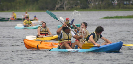 On the tea tree lake