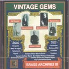 CD cover - Vintage Gems – Brass Archives III