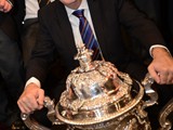 Allan Withington with the Challenge Trophy