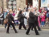Uppermill in Procession In Uppermill Village