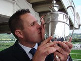 Matthew Jenkins kissing the cup