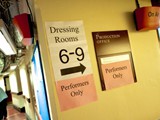 This way for the dressing rooms