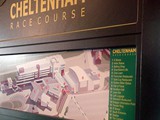 Racecourse layout notice beside the Bandsman's Entrance